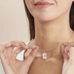 Pendentif Ange Parchemin Or Blanc -Histoire d'Or B3PMBW0020 model2