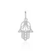 Pendentif Fatima Or Blanc