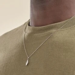 Pendentif Fatima Or Blanc -Histoire d'Or B3PMBW0021 model3