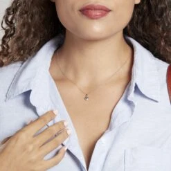 Pendentif Eudocie Coeur Lisse Or Blanc -Histoire d'Or B3PMBW0569 model1