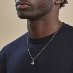 Pendentif Faye Or Blanc Oxyde De Zirconium -Histoire d'Or B3PMBZW002 model1