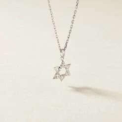 Pendentif Faye Or Blanc Oxyde De Zirconium -Histoire d'Or B3PMBZW002 view2