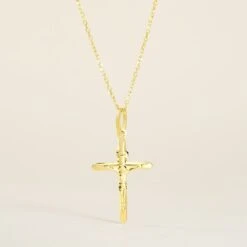 Pendentif Damian Croix Or Jaune -Histoire d'Or B3PMJW0175 view2