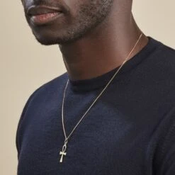 Pendentif Basilissa Croix De Vie Or Jaune -Histoire d'Or B3PMJW0179 model1