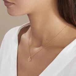 Pendentif Eudocie Coeur Lettre Or Jaune -Histoire d'Or B3PMJW0191 model2