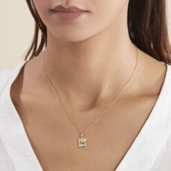 Pendentif Lamie Zodiaque Parchemin Or Jaune -Histoire d'Or B3PMJW0252 model2