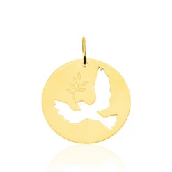 Pendentif Anny Colombe Or Jaune