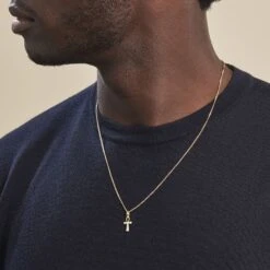 Pendentif Basilissa Croix De Vie Or Jaune -Histoire d'Or B3PMJW0827 model1