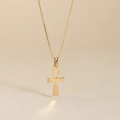 Pendentif Basilissa Croix De Vie Or Jaune -Histoire d'Or B3PMJW0827 view2