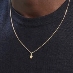 Pendentif Eudocie Coeur Mat Et Brillant Or Jaune -Histoire d'Or B3PMJW0924 model1