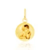 Pendentif Ange Rond Resine Or Jaune