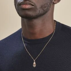 Pendentif Fatima Or Jaune Oxyde De Zirconium -Histoire d'Or B3PMJZR001 model1