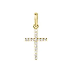 Pendentif Allen Or Jaune Oxyde De Zirconium