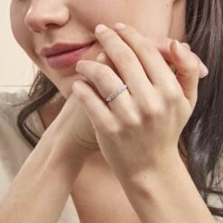 Alliance Eloise Or Blanc Diamant 11 Alliance Eloise Or Blanc Diamant -Histoire d'Or B7AFBDW446 model1