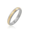 Alliance Len Ruban Plat Or Bicolore