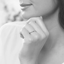 Alliance Aphrodite Demi Jonc Bombe Or Blanc -Histoire d'Or B7AMBW0113 model0