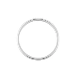 Alliance Aphrodite Demi Jonc Bombe Or Blanc -Histoire d'Or B7AMBW0113 view2