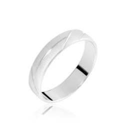 Alliance Mercure Brossee Ruban Plat Or Blanc