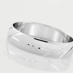 Alliance Mercure Brossee Ruban Plat Or Blanc -Histoire d'Or B7AMBW0635 view3