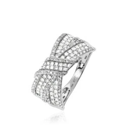 Bague Agnes Or Blanc Diamant