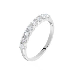 Alliance Eloisa Or Blanc Diamant Synthetique