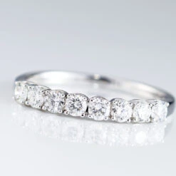 Alliance Eloisa Or Blanc Diamant Synthetique 10 Alliance Eloisa Or Blanc Diamant Synthetique -Histoire d'Or B7DFBJW022 view3