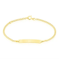 Bracelet Identite Bebe Or Jaune Etheline