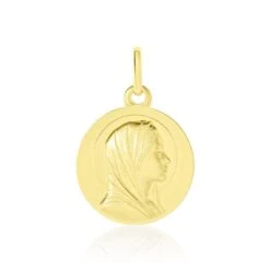 Medaille Or Jaune Vierge