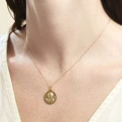 Medaille Or Jaune Ange Et Oiseau -Histoire d'Or B7PMJW00RX model0