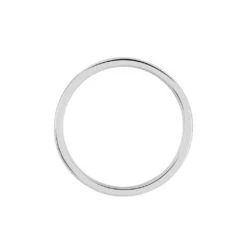 Alliance Nelcie Ruban Plat Argent Blanc -Histoire d'Or FAAMBW0173 view2