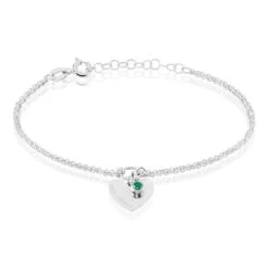 Bracelet Argent Rhodié Pero Onyx