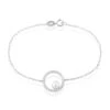 Bracelet Marthe Argent Blanc Perle De Culture Et Oxyde De Zirconium