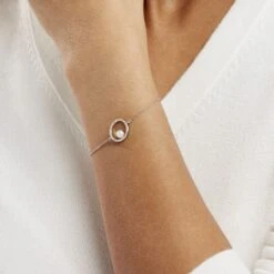 Bracelet Marthe Argent Blanc Perle De Culture Et Oxyde De Zirconium -Histoire d'Or FABFBU2500 model1