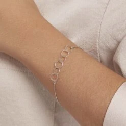 Bracelet Bulle Argent Blanc -Histoire d'Or FABFBW003G model1