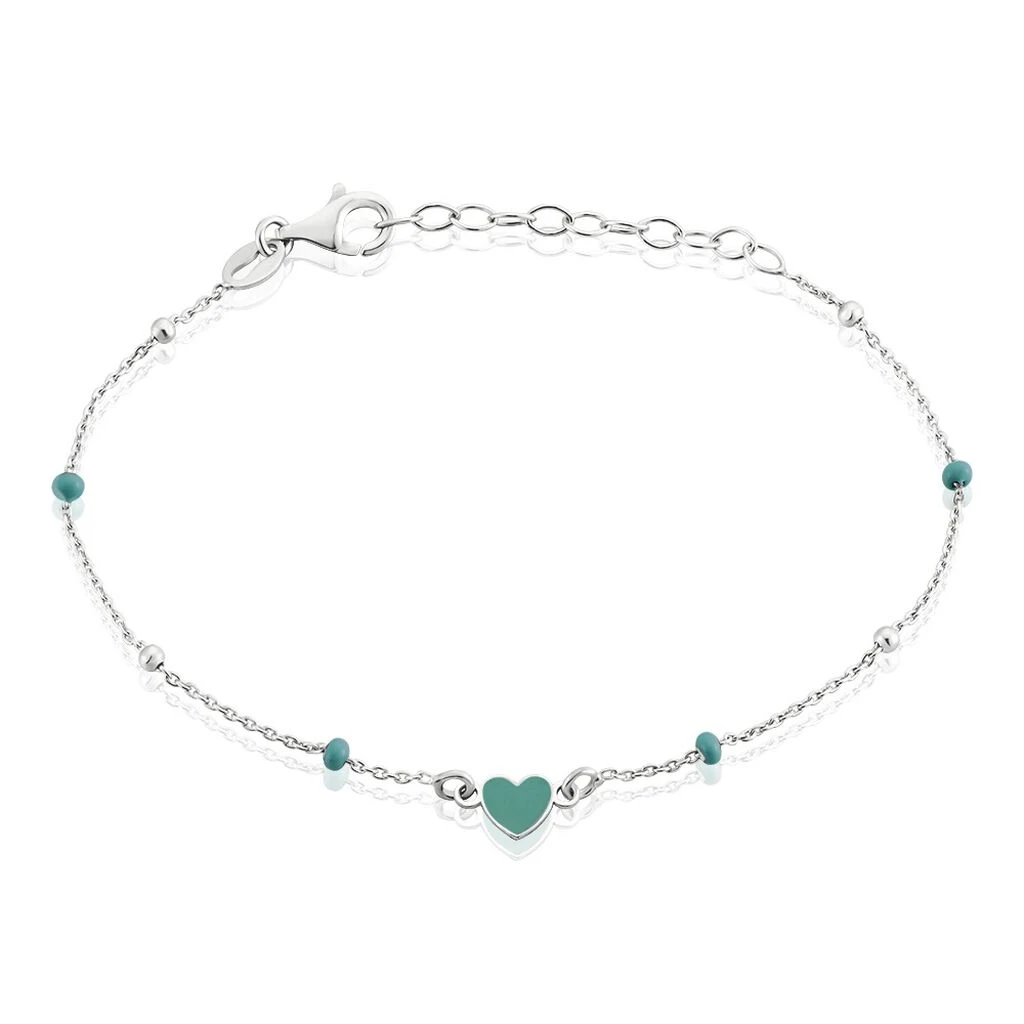 Bracelet Argent Blanc Augustine 1 Bracelet Argent Blanc Augustine