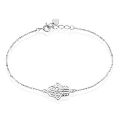 Bracelet Sarah Argent Blanc