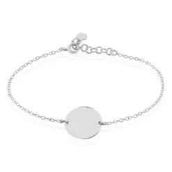 Bracelet Salematou Argent Blanc