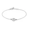 Bracelet Afra Argent Blanc