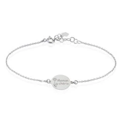Bracelet Florine Argent Blanc