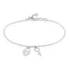 Bracelet Argent Blanc Kenocha