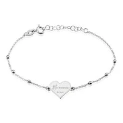 Bracelet Argent Blanc Valenrien