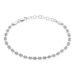 Bracelet Ashlee Argent Blanc
