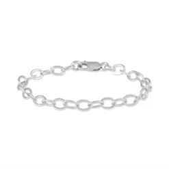 Bracelet Carola Maille Jaseron Argent Blanc
