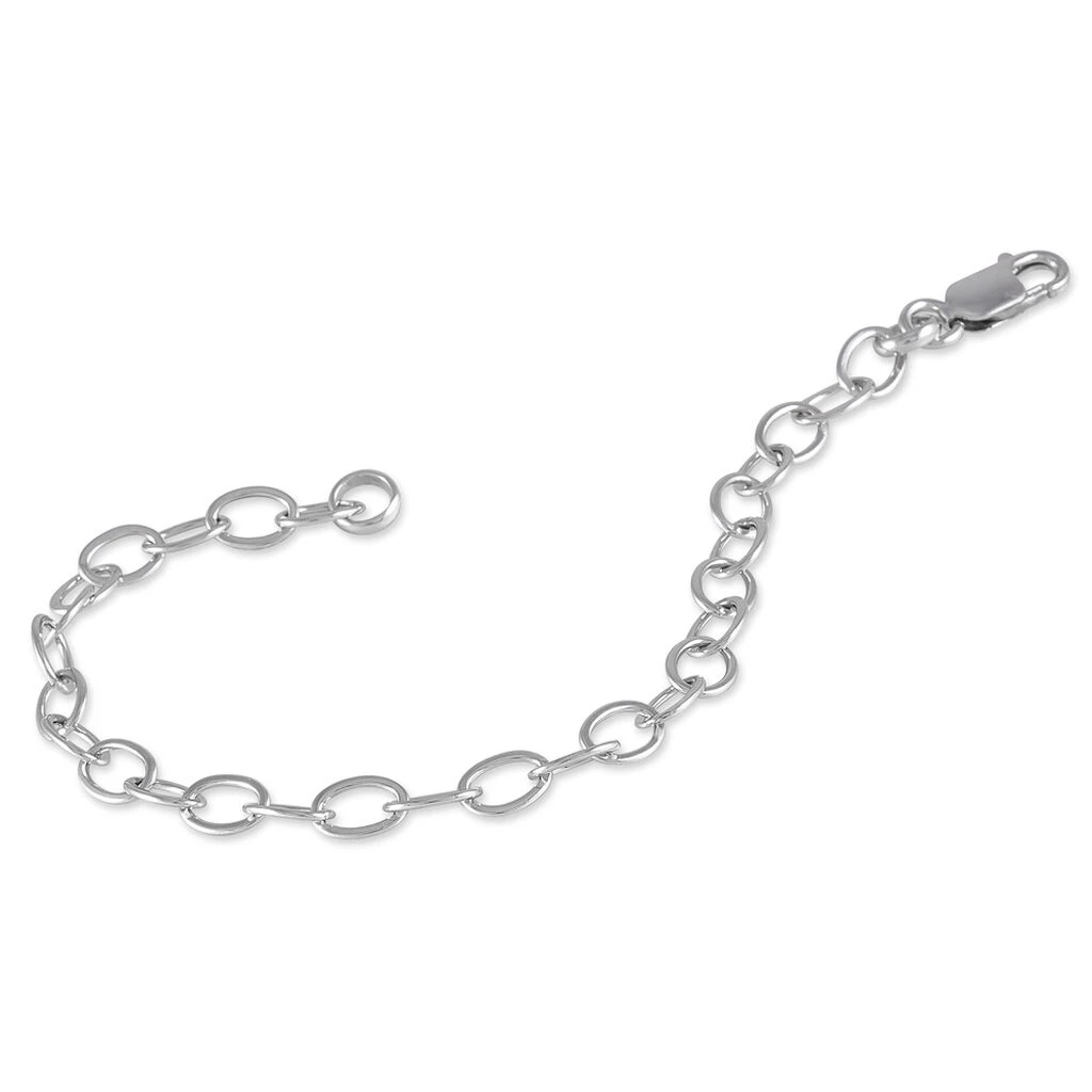 Bracelet Carola Maille Jaseron Argent Blanc 2 Bracelet Carola Maille Jaseron Argent Blanc – Image 2