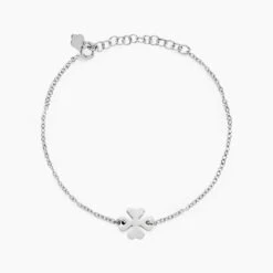 Bracelet Naomie Argent Blanc