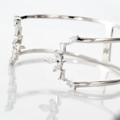 Bracelet Jonc Mahely Argent Blanc Oxyde De Zirconium -Histoire d'Or FABFBZB105 view2