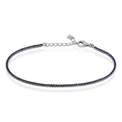 Bracelet Pierrette Argent Blanc Oxyde De Zirconium