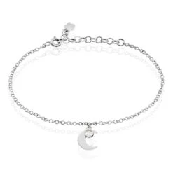 Bracelet Astre Argent Blanc Oxyde De Zirconium