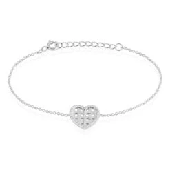 Bracelet Argent Helenius Oxydes De Zirconium