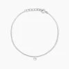 Bracelet Argent Blanc Constantin Oxyde De Zirconium